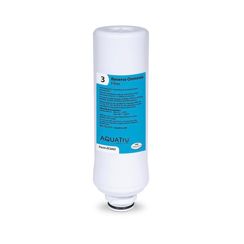 AQUA TRU AquaTru - Replacement Reverse Osmosis Filter (Stage 3) for Countertop Reverse Osmosis Water Filter Purification System (AquaTru Classic, Classic Smart & Under Sink AquaTru Water Purifier Filter) - Image 1